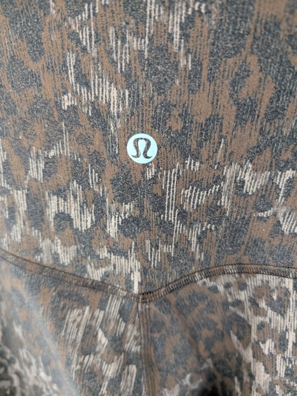 NWT Rare Lululemon Align HR Short 6" Truleopard Max Brown Multi Size 6 - Picture 6 of 10